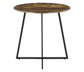 Mesa de comedor 78 x 80 cm imitación madera oscura 03_0008708
