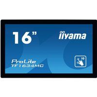 iiyama prolite tf1634mc-b6x 156 lcd touchscreen monitor - black black