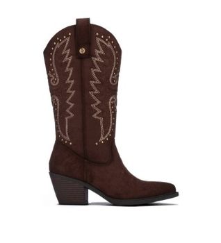 Xti para mujer. 14610203-MARRON Botas 146102 marrón (39), 5 a 8cm, Cremallera, Casual