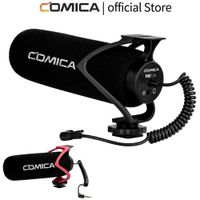 microfono de escopeta comica cvm-v30 lite microfono de condensador supercardioide profesional para video grabacion y vlogging con soporte antivibraciones