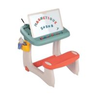 mesa de actividades smoby petit ecolier verde 63x69x58 cm con 80 accesorios