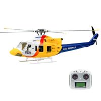 fly wing bell-412 ace 470 clase 24g 6ch motor sin escobillas helicoptero de rescate militar rc rtf