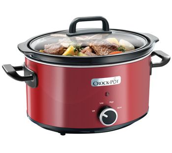CROCK-POT SCV400RD Slow Cooker - Red, Red