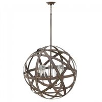 lampara colgante de exterior carson 5 luces