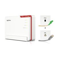 router fritz box 5690 pro ethernet wi-fi 7 tri-banda 5760 mbits antena interna