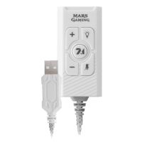 mars gaming msc2 tarjeta de sonido externa 71 usb blanca