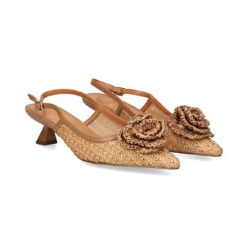 Exe Zapatos De Tacón Bajo Mujer - Marrón Talla 40