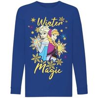 disney camiseta manga larga winter magic para nina