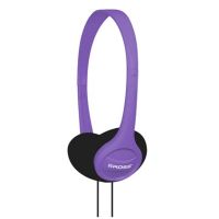 auriculares koss kph7 con cable conexion 35 mm para musica color violeta