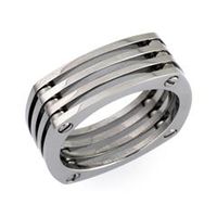 anillo pulido de acero inoxidable de diseno moderno 75 mm