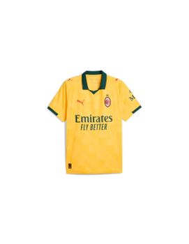 Camiseta de Fútbol Puma AC Milan 3Rd Replica 25/26 Hombre Sunny Amarillo