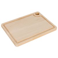 tabla de cortar de madera 40 x 40 x 3 cm