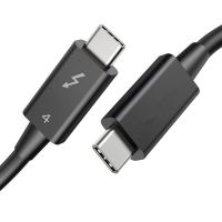cable usb c a usb c dlh dy-tu5385b 1 m 40 gbits negro