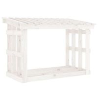 lenero de madera maciza de pino blanco 108x645x77 cm vidaxl