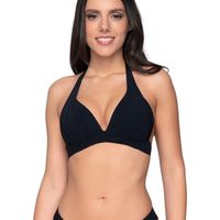 luna splendida banador traje de bano triangulo plisado blue sense splendida para mujer