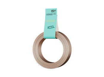 Cable audio - ISY IAU-1035, 10 m, Diámetro 0.75 mm, PVC, SC a SC, Transparente