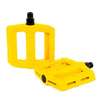 Shadow Surface Plastic Pedals Neon Yellow