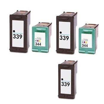 Compatible Multipack HP PhotoSmart 8000 Printer Ink Cartridges (5 Pack) -C8767EE