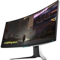 alienware aw3420dw quad hd 341 curved lcd gaming monitor - white white