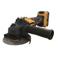 radial a bateria 125mm 20v 40ah - velocidad sin carga 8500rpm - agarre ergonomico suave - color amarillo blim