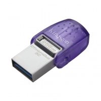 unidad flash kingston datatraveler microduo 3c 256gb usb 32 type-c y type-a