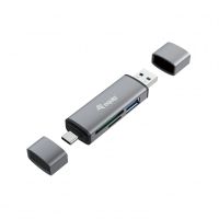 equip lector de tarjetas externo usb 30 doble conexion usbusb-c