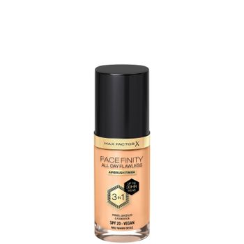 Max Factor Facefinity All Day Flawless 3 in 1 Vegan Foundation 30ml (Various Shades) - W62 - WARM BEIGE