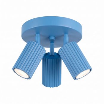 Plafone azul claro aluminio alt. 18 cm