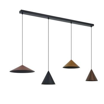 Lámpara colgante led cono (4x5w)