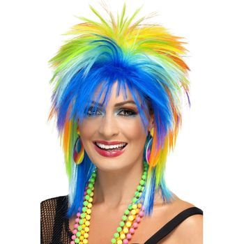 Peluca De Fantasía Para Adultos Con Estilos Retro - Proud Punky