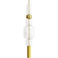 lampara colgante de diseno - led - berat dorado