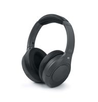 auriculares muse inalambricos bluetooth 53 con anc microfono retractil y bateria 60h gris