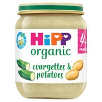 hipp organic courgette  potatoes jar 4 months