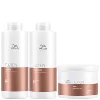 wella professionals fusion repair shampoo conditioner and mask super size regime bundle