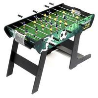 futbolin infantil plegable maracana - recomendado para ninos a partir de 7 anos - patas plegables - barras telescopicas - facil de guardar - devessport