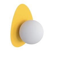 aplique de pared neru naranja