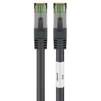 cable de red goobay 66722 2 m cat81 sftp negro