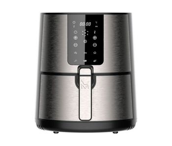 Freidora de aire rocket 3603.6l y 1500w. pantalla led táctil y cesta antiadherente
