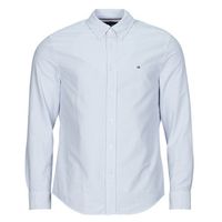 tommy hilfiger camisa manga larga heritage oxford stripe rf shirt para hombre
