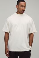 camiseta oversize premium super gruesa cream