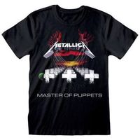 metallica camiseta manga larga master of puppets para mujer