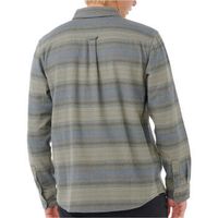 rip curl camisa manga larga line up flannel shirt para hombre