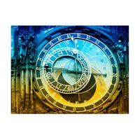 papel pintado 3d - el reloj astronomico - praga 250x193 cm
