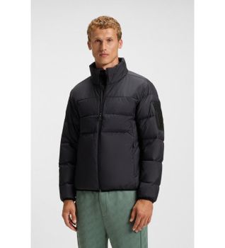 BOSS para hombre. 50544322 Chaqueta Plumón Urbanex marino (S), Casual, Poliéster