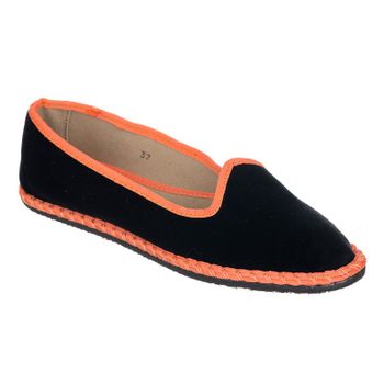 Slipper terciopelo negro