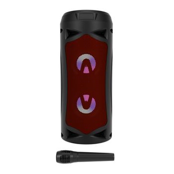 LIFA Altavoz de Bluetooth grande portátil con micrófono de karaoke, reproductor de música MP3, Bluetooth, USB, Tarjeta SD, Jack 3.5mm, Radio FM M532