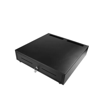Cajón de efectivo automático Premier 460 HQ-B 5 compartimentos billetes 8 gavetas monedas RJ12 24V negro