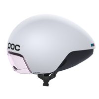casco poc cerebel blanco azul talla m