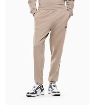 EA7 para hombre. 8NPP66_PJVRZ Pantalón Core Identity marrón (XL), Casual, Deportivo, Algodón, Running, Tenis/Padel, Multideporte