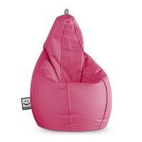 puff pera polipiel indoor fucsia happers xxl